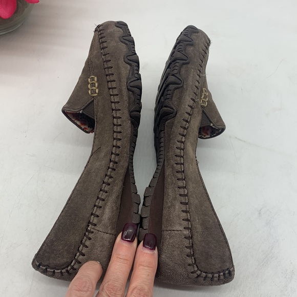 Skechers Light Brown Suede Slip On Loafer Size 7 SKT5015C - Picture 9 of 10